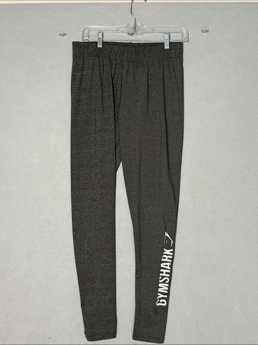 Gymshark Charcoal Gray Men's Joggers with Side Logo